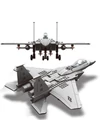 WANGE® 4004 - F-15 katonai vadászrepülőgép építőjáték - 100% kompatibilis minden más kedvelt márkával