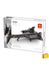 WANGE® 4005 - SR-71 Blackbird felderítő repülőgép építőjáték - 100% kompatibilis minden más kedvelt márkával