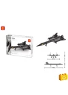 WANGE® 4005 - SR-71 Blackbird felderítő repülőgép építőjáték - 100% kompatibilis minden más kedvelt márkával