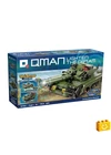 QMAN® 42112 - 3 az 1-ben Tank, harcigép, tankelhárító építőjáték - 100% kompatibilis minden más kedvelt márkával