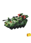 QMAN® 42112 - 3 az 1-ben Tank, harcigép, tankelhárító építőjáték - 100% kompatibilis minden más kedvelt márkával