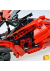 CaDA® C51009W - Red Storm piros sportkocsi - 100% technic-kompatibilis építőjáték