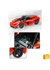 CaDA® C51009W - Red Storm piros sportkocsi - 100% technic-kompatibilis építőjáték
