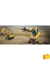 CaDA® C51026W - 2 az 1-ben robot & excavator - 100% technic-kompatibilis építőjáték