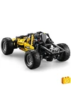 CaDA® C51043W - Sárga buggy - 100% technic-kompatibilis építőjáték