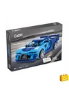 CaDA® C51073W - Távirányítós Kék versenyautó építőjáték - 100% kompatibilis minden más kedvelt márkával