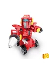 CaDA® C52009W - Ferman 2 az 1-ben robot vagy tűzoltóautó építőjáték - 100% kompatibilis minden más kedvelt márkával
