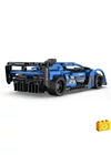 CaDA® C52023W - Shadow  kék sportkocsi - 100% technic-kompatibilis építőjáték