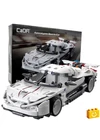 CaDA® C52026W - Apocalypse fehér sportkocsi - 100% technic-kompatibilis építőjáték