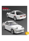 CaDA® C55016W - Initial-D Mazda RX7-FC3S sportautó építőjáték - 100% kompatibilis minden más kedvelt márkával