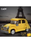 CaDA® C55021W - Citroen 2CV - kacsa építőjáték - 100% kompatibilis minden más kedvelt márkával