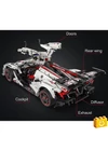 CaDA® C61053W - Távirányítós Helios Supercar - 100% technic-kompatibilis építőjáték