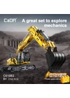CaDA® C61082W - Kotrógép - Exkavátor - 100% technic-kompatibilis építőjáték