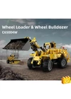 CaDA® C65004W - 2 az 1-ben Dömper vagy homlokrakodó - 100% technic-kompatibilis építőjáték