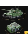 QMAN® 23014 - 99A harckocsi - 100% technic-kompatibilis építőjáték
