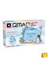 QMAN® 36011-4 - Téli világ képkeret építőjáték - 100% kompatibilis minden más kedvelt márkával
