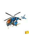 QMAN® 42103 - 3 az 1-ben Helikopter, Repülő sárkány, Vadászgép építőjáték - 100% kompatibilis minden más kedvelt márkával