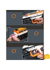 QMAN® 42109 - 3 az 1-ben Játékfegyverek építőjáték - 100% kompatibilis minden más kedvelt márkával