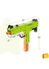 QMAN® 52003 - UZI Játék géppisztoly - 100% technic-kompatibilis építőjáték