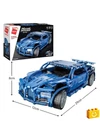 QMAN® 54005 - Phantom kék sportautó - 100% technic-kompatibilis építőjáték