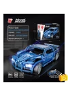 QMAN® 54005 - Phantom kék sportautó - 100% technic-kompatibilis építőjáték