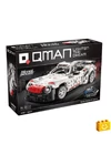 QMAN® 54008 - Speedy Shadow fehér sportautó - 100% technic-kompatibilis építőjáték