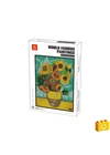 WANGE® 5122 - Van Gogh napraforgói építőjáték - 100% kompatibilis minden más kedvelt márkával