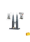 WANGE® 5213 - Petronas tornyok Kuala Lumpur – Malájzia építőjáték - 100% kompatibilis minden más kedvelt márkával
