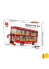 WANGE® 5970 - Városnéző kétszintes busz építőjáték - 100% kompatibilis minden más kedvelt márkával