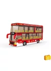 WANGE® 5970 - Városnéző kétszintes busz építőjáték - 100% kompatibilis minden más kedvelt márkával