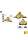 WANGE® 6225 - El Castillo Kukulkán – Mexikó építőjáték - 100% kompatibilis minden más kedvelt márkával