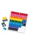 Learning Resources LER 0615 Rainbow Fraction Lapok Tálcával