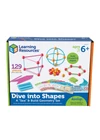 Learning Resources LER 1773 'Sea' and Build geometriai készletet