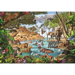 Afrikai víznyelő - 3000 db-os puzzle