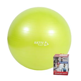 Durranásmentes labda Aktivsport - sárga - 45 cm