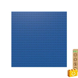 BiOBUDDi® BB-0095 | építőjáték alaplap - 100% kompatibilis minden más kedvelt márkával | 32x32 bütyök sötétkék