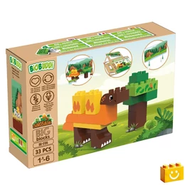BiOBUDDi® BB-0186 | bio építőjáték | Stegosaurus - 100% kompatibilis minden más kedvelt márkával