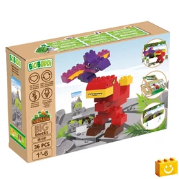 BiOBUDDi® BB-0187 | bio építőjáték | T-rex és Pterodactyl - 100% kompatibilis minden más kedvelt márkával