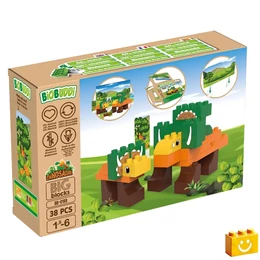BiOBUDDi® BB-0188 | bio építőjáték | Triceratops - 100% kompatibilis minden más kedvelt márkával