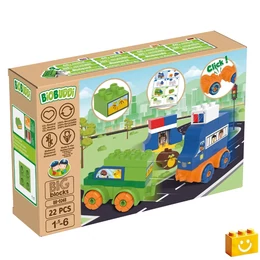 BiOBUDDi® BB-0248 | bio építőjáték | Rendőrségi üldözés - 100% kompatibilis minden más kedvelt márkával
