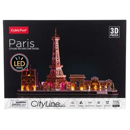 CubicFun 3D puzzle: CityLine Paris - híres épület makettek - Palincs Játék