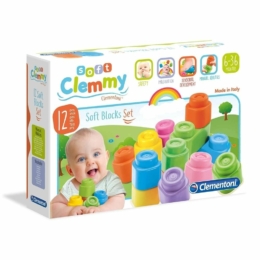 Clemmy Clementoni - Clemmy Plus - bébi építőjáték - 12 db-os
