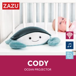 Cody a rák, kivetítő projektorral