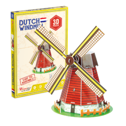 CubicFun - 3D puzzle mini Holland szélmalom - Palincs Játék