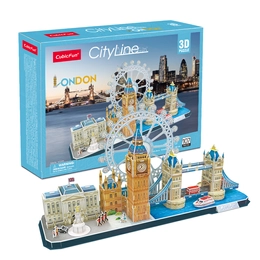 CubicFun 3D puzzle: CityLine London - híres épület makettek
