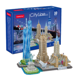 CubicFun 3D puzzle: CityLine New York - híres épület makettek