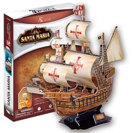 CubicFun - 3D puzzle - Santa Maria - 113 db-os