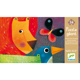 DJECO - Óriás Puzzle - Állati parádé - Animal Parade