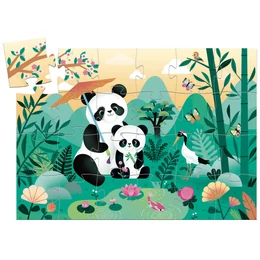 DJECO - Leo the Panda - Leo a kis Panda - formadobozos puzzle