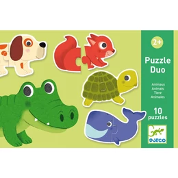 DJECO - Párosító puzzle - Animals - Állatok